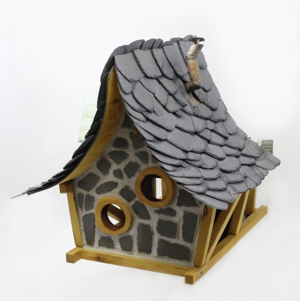 Windschief-living Spatzenvilla Nistkasten - 3-Familien Haus Aus Kiefernholz